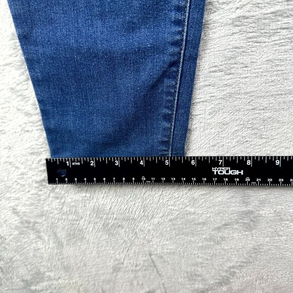 Jessica Simpson Women's Skinny Jeans High Rise Stretch Five Pockets Blue Size 12 - Picture 9 of 10